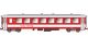 Personenwagen B 4264 FO Einheitswagen 2. Kl. FO rot/wei�